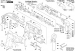 Bosch 0 602 490 631 ---- Cordless Screw Driver Spare Parts